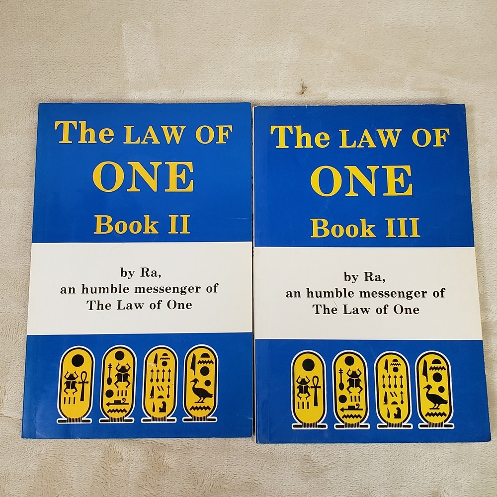 The Law of One Books II and III Ra Metaphysical Spirituality Set Schiffer